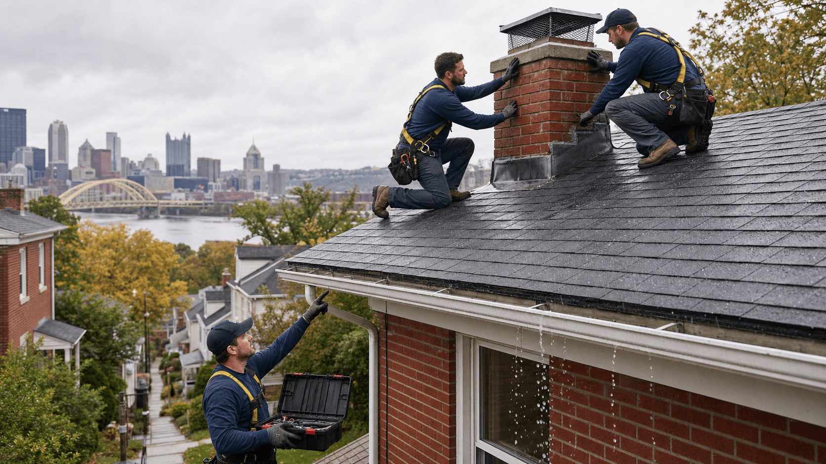 Managing Chimney Leak Repair in Pittsburgh’s Rainy Season