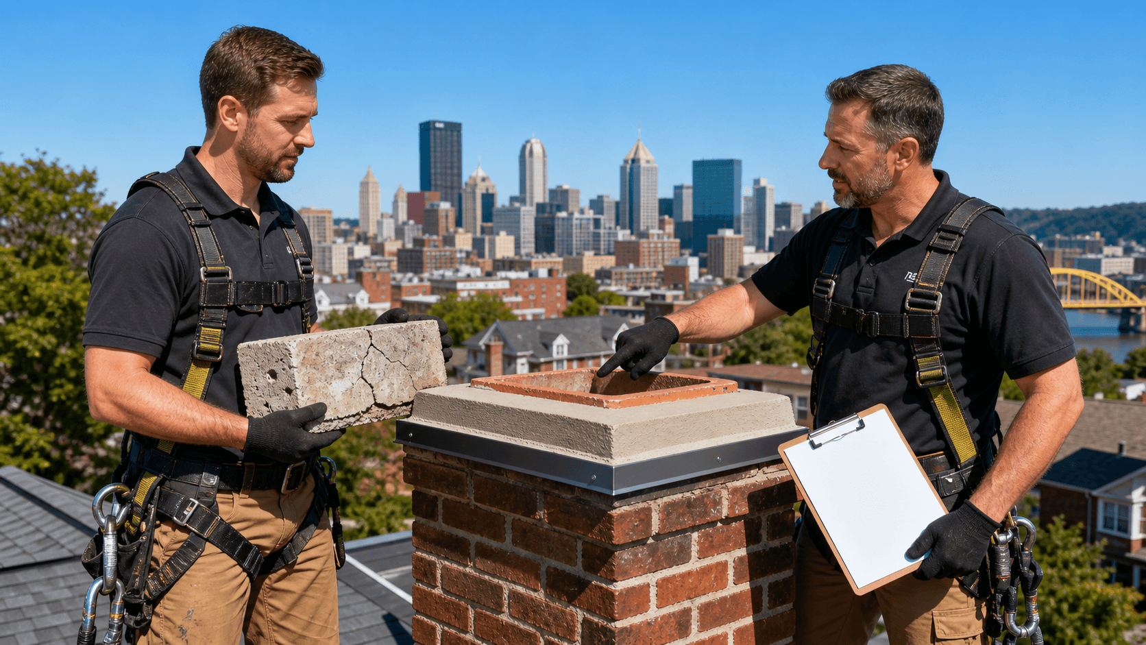 Pittsburgh Chimney Crown Repair vs. Replacement: Costs and When Each Fits