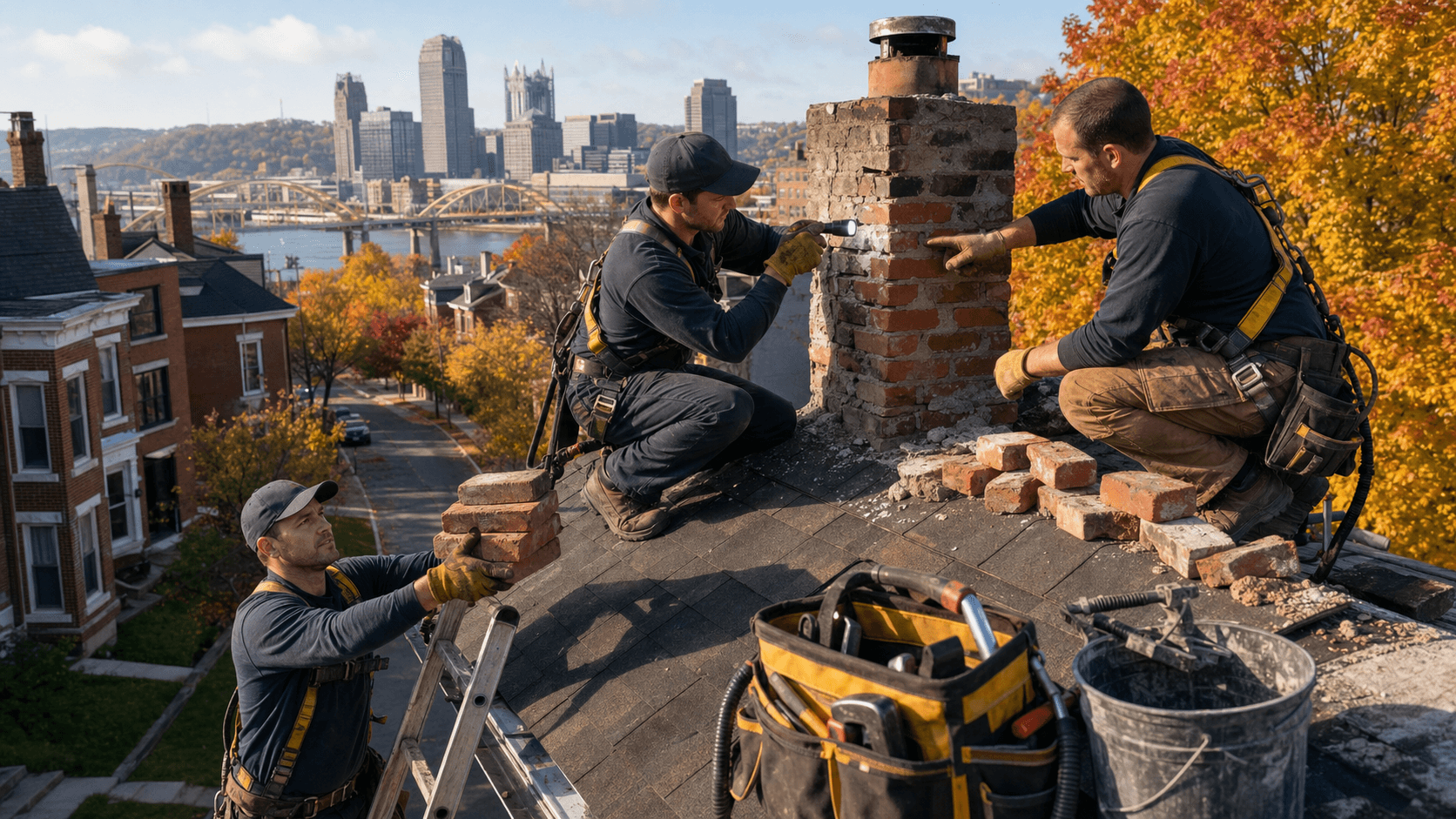 Questioning a Chimney Rebuild in Pittsburgh Brick Homes